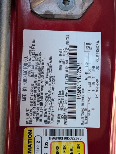 2017 Ford Mustang GT