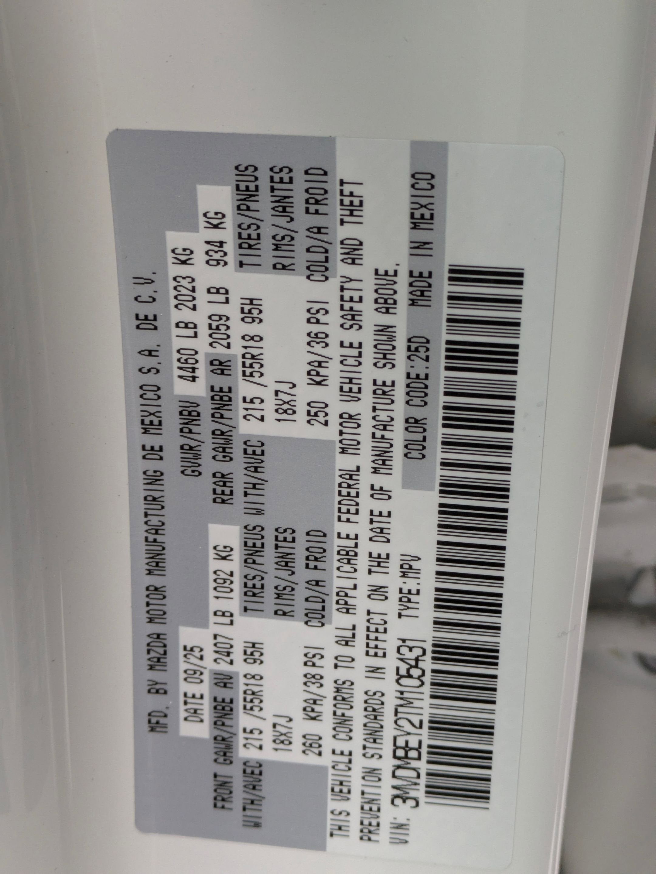 2026 Mazda Mazda CX-30 2.5 Turbo Premium Plus