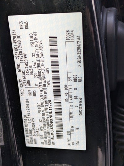 2022 Lincoln Corsair Reserve