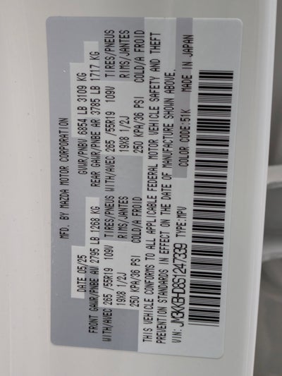 2025 Mazda Mazda CX-90 Preferred Package