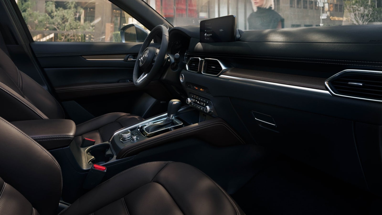 Interior of the 2025 Mazda CX-5 in Dover, OH