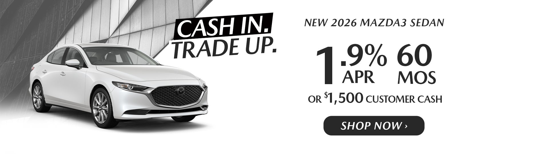 2026 Mazda3 Sedan offers in Dover, OH