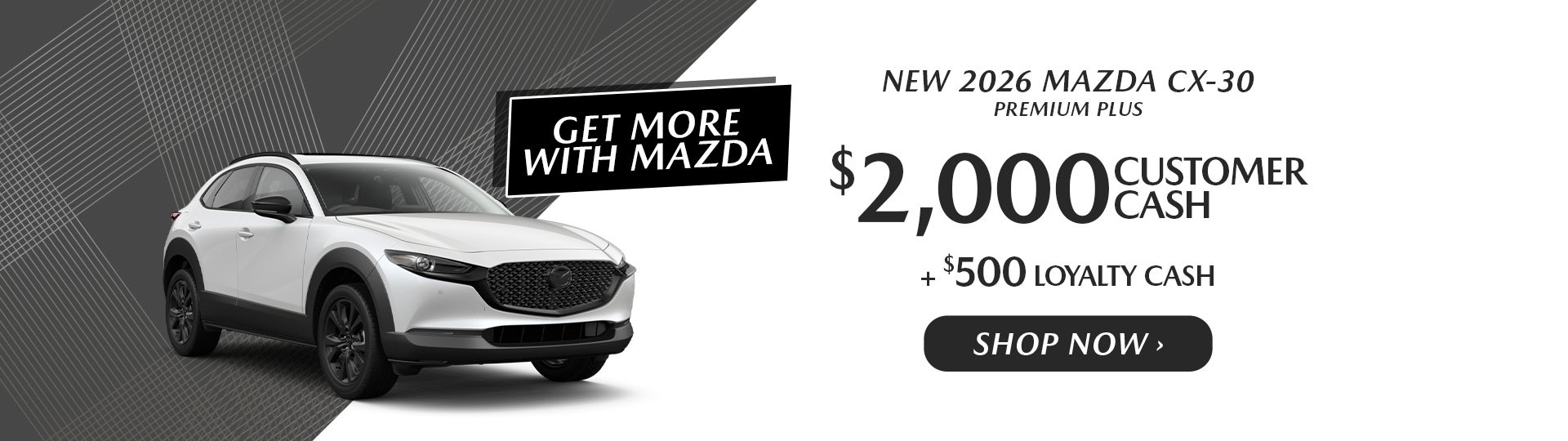 New 2026 Mazda CX-30 offer near Canton