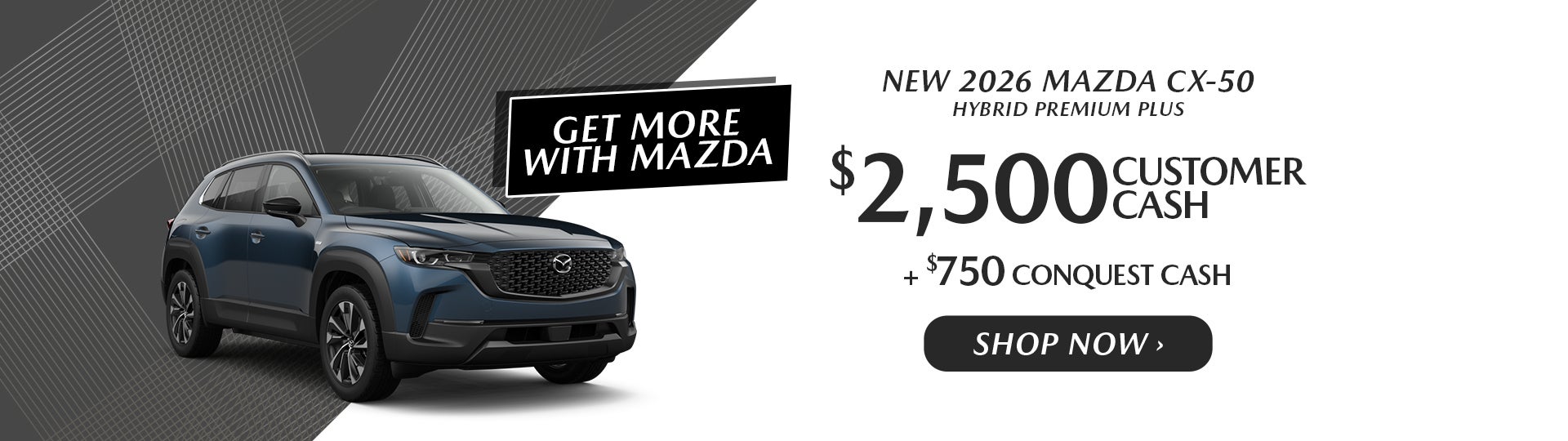 New 2026 Mazda CX-50 Hybrid offer near New Philadelphia