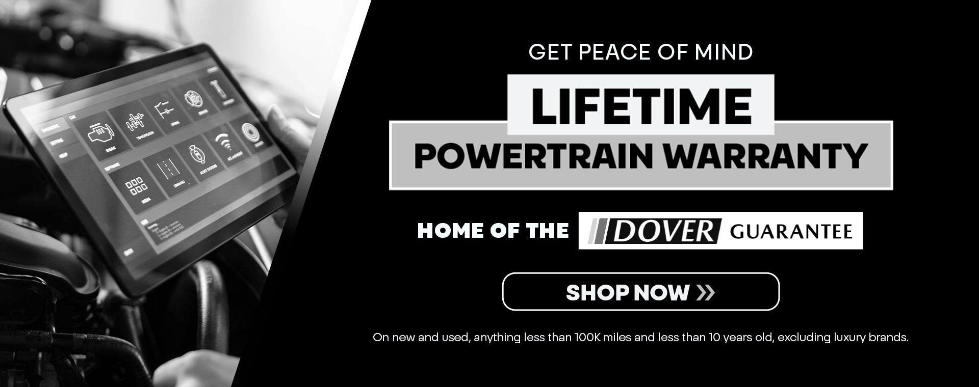 Lifetime powertrain warranty in Dover, OH
