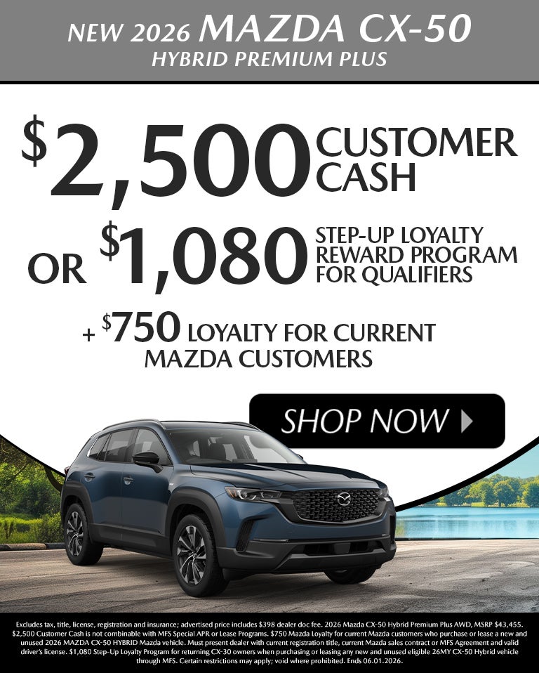 New 2026 Mazda CX-50 Hybrid 
Premium Plus