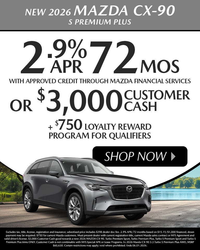 New 2026 Mazda CX-90 S Premium Plus