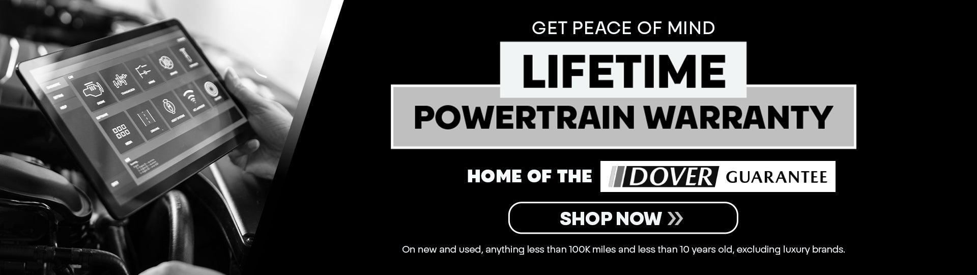 Lifetime powertrain warranty in Dover, OH