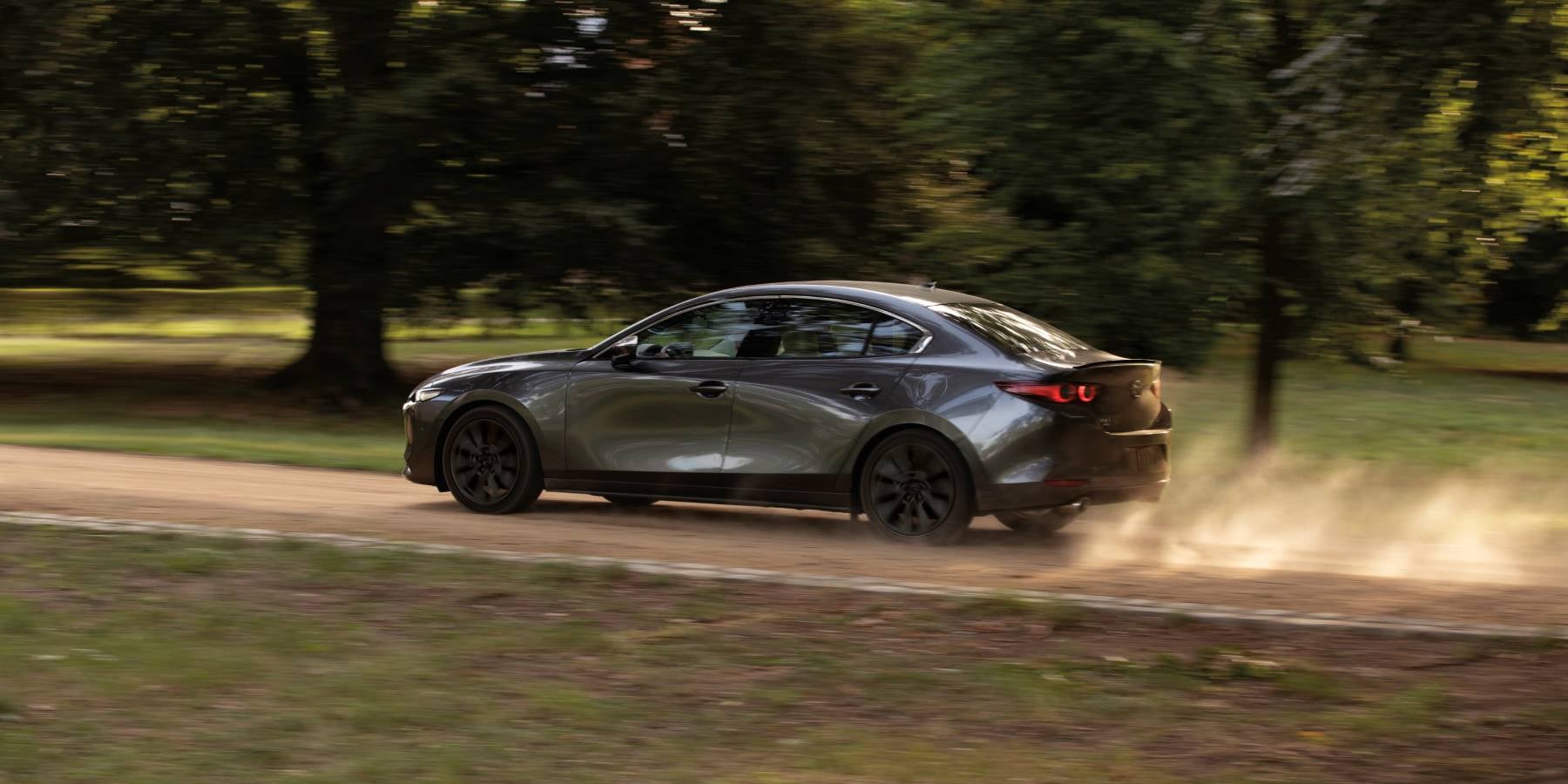 2025 Mazda3 driving nearby Canton, OH