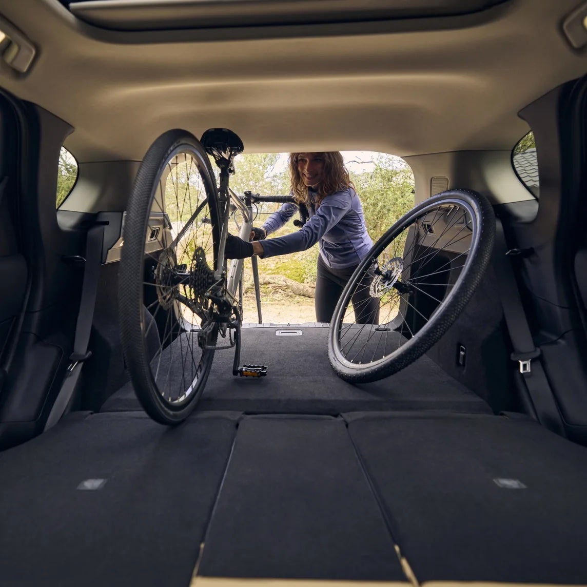 Expanded cargo space inside the 2026 MAZDA CX-5 near Canton, OH
